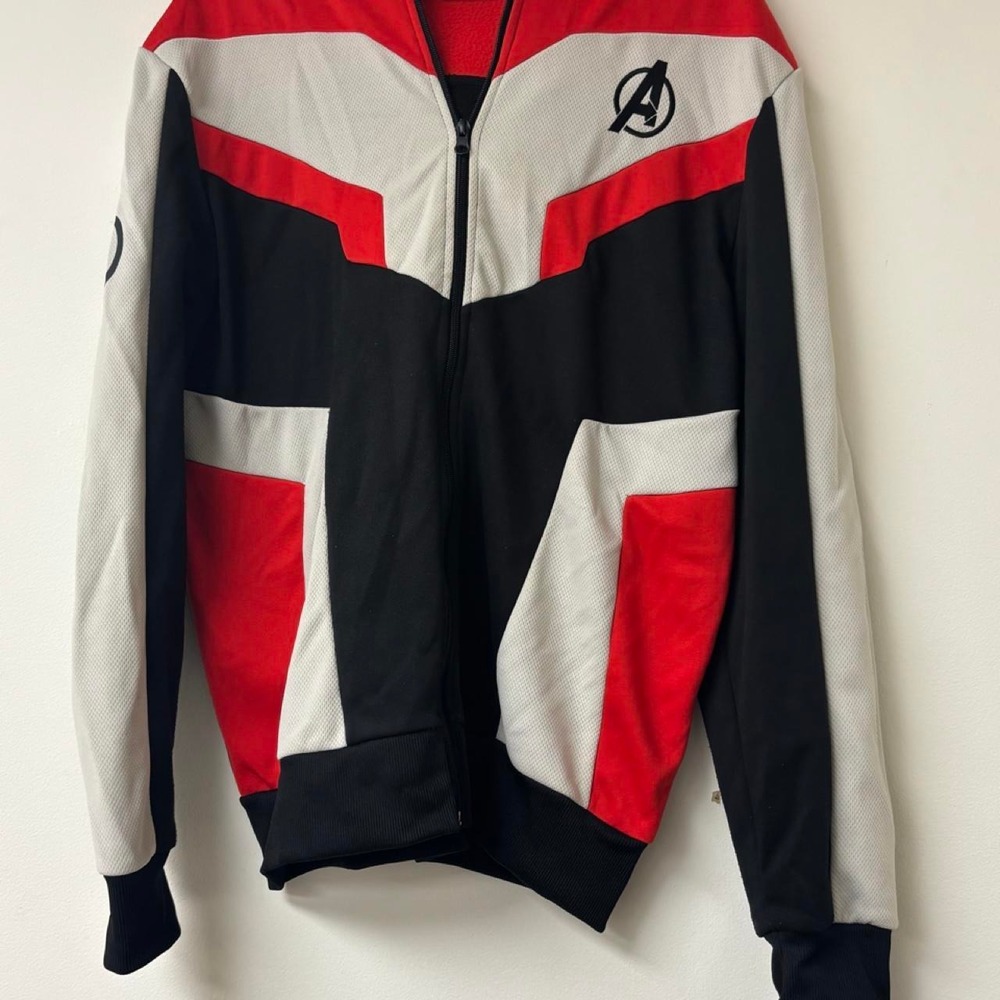 Marvel Avengers Endgame Quantum Suit Zip Hoodie Jacket Large Difuzed